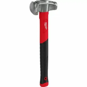 MILWAUKEE 48-22-9040 Linemans Hammer, Steel, Fiberglass Handle, 2 lb Head Wt, 1 3/4 Inch Dia | CT3PAC 787LC9