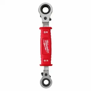 MILWAUKEE 48-22-9212 Insulating Box Wrench, ged Steel, Natural, 1/2 in 9/16 in 5/8 in 3/4 Inch Head Size | CT3QBX 793NG1