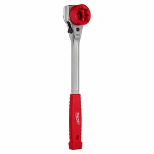 MILWAUKEE 48-22-9213 Ratcheting Wrench, Forged Steel, Natural, 3/4 X 1 X 1 1/8 Inch Head Size, Std | CT3NEM 793NF8