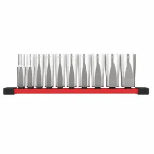 MILWAUKEE 48-22-9405 Deep Well Socket Set, 3/8 Inch Drive Size, 10 Pieces | CT3PBB 60RJ80