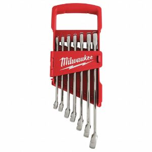 MILWAUKEE 48-22-9407 Combination Wrench Set, SAE, 7 Pieces, 12 Points | CF2LXC 55MN27