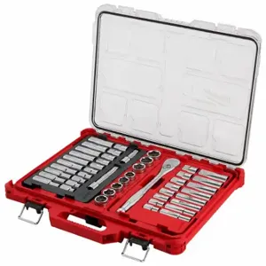 MILWAUKEE 48-22-9487 Mechanic Hand Tool Set, 19 3/4 Inch Overall Width, 15 7/32 Inch Overall Length | CT3KNW 793NG3