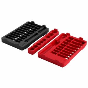 MILWAUKEE 48-22-9487T Ratchet/Socket Set, 15 Inch Width, 19 Inch Depth, 4 Inch Height, Plastic, 17 Rows | CT3PCX 793NG4