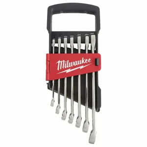 MILWAUKEE 48-22-9507 Combination Wrench Set, Metric, 7 Pieces, 12 Points | CF2LXD 55MN26