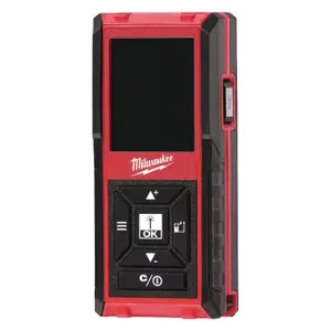 MILWAUKEE 48-22-9802 Laser Distance Meter, 150 ft Max Measuring Distance, ±1/16 in, AAA, Distance | CT3MNB 489K10