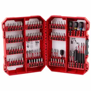 MILWAUKEE 48-32-4094 Driver Bit Set, Driver Bit Set, 80 No. Of Pieces, Alloy Steel | CU4WTR 800W06