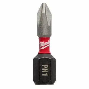 MILWAUKEE 48-32-4111 Insert Bit, PH1 Fastening Tool Tip Size, 1 Inch Overall Bit Length | CV2PDZ 437V41