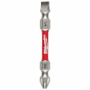 MILWAUKEE 48-32-4310 Power Bit, 1/4 In/#2 Fastening Tool Tip Size, 2 3/8 Inch Bit Length, S2 Steel | CV2PEL 52WR87