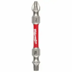 MILWAUKEE 48-32-4312 Power Bit, T25 Fastening Tool Tip Size, 2 3/8 Inch Bit Length, 1/4 Inch Hex Shank Size | CV2PEQ 52WR89