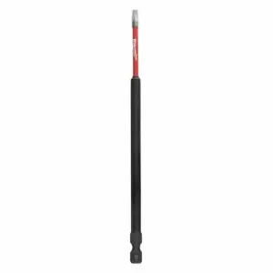 MILWAUKEE 48-32-4622 Sq1 Driver Bit, Sq 1 Fastening Tool Tip Size, 6 Inch Bit Lg, 1/4 Inch Hex Shank Size | CV2PEU 60HU34