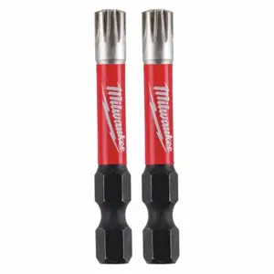 MILWAUKEE 48-32-4648 Headlok Driver Bits, Headlok Fastening Tool Tip Size, 2 Inch Overall Bit Length, Hex Shank | CV2PDT 60HU41