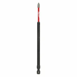 MILWAUKEE 48-32-4800 PH1 Driver Bits, PH 1 Fastening Tool Tip Size, 6 Inch Overall Bit Length | CV2PEZ 60HU47