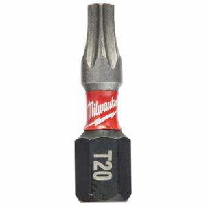 MILWAUKEE 48-32-5011 Einsatzbit, T20-Befestigungswerkzeugspitzengröße, 1 Zoll Gesamtlänge des Bits | CV2PED 52WR86