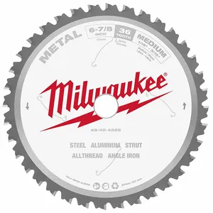 MILWAUKEE 48-40-4225 Circular Saw Blade, 6 7/8 Inch Blade Dia. | CH6JZP 56LA48