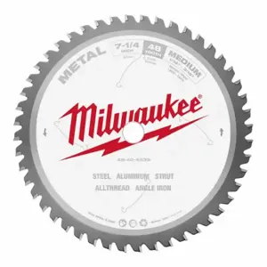 MILWAUKEE 48-40-4235 Circular Saw Blade, 7 1/4 Inch Blade Dia, 48 Teeth, 0.071 Inch Cut Width | CT3HJF 56LA50