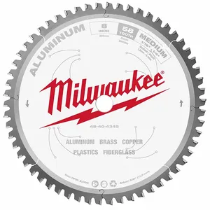 MILWAUKEE 48-40-4345 Circular Saw Blade, 8 Inch Blade Dia., 5/8 Inch Arbor | CH6JZR 56LA60