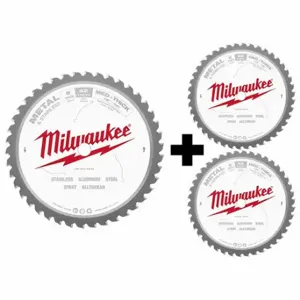 MILWAUKEE 48-40-4515,48-40-4515,48-40-4515 Circular Saw Blades, 8 Inch Blade Dia, 42 Teeth, 0.073 Inch Cut Width | CT3HJR 382YV8