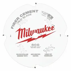 MILWAUKEE 48-40-7000 Circular Saw Blade, 7 1/4 Inch Blade Dia, 4 Teeth, 0.071 Inch Cut Width | CT3HJC 490R95