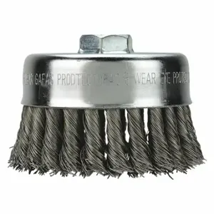 MILWAUKEE 48-52-1350 Wire Brush Rotary Cup, 4 Inch Size Brush Dia | CT3QBQ 65KU24