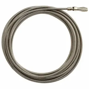 MILWAUKEE 48-53-2562 Drain Cleaning Cable, 5/16 Inch Dia, 25 Ft Lg, Inner Core, Drop Head Auger, 48-53-2562 | CT3JTA 422W25