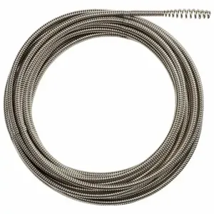 MILWAUKEE 48-53-2671 Drain Cleaning Cable, 1/4 Inch Dia, 35 Ft Lg, Inner Core, Bulb Auger | CT3JRC 422W18