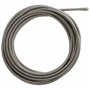 MILWAUKEE 48-53-2676 Drain Cleaning Cable, 3/8 Inch Dia, 25 Ft Lg, Inner Core, Coupling | CT3JRK 422W23