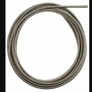 MILWAUKEE 48-53-2775 Drain Cleaning Cable, 5/8 Inch Dia, 50 Ft Lg, Open Wind, Coupling, 3 Inch | CT3JRX 422W31