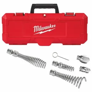 MILWAUKEE 48-53-3820 Head Attachment Kit, 3 Augers, 2 Cutters, Use With M18 Sectional Machines, Opening Tool | CT3GVE 60RK65