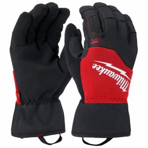 MILWAUKEE 48-73-0034 Performance Winter Gloves, XXL, PR, 2XL 11, Black/Red, Black/Red, 1 Pair | CT4BXZ 327WM8