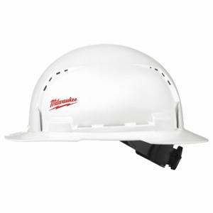 MILWAUKEE 48-73-1011 Hard Hat, Full Brim Head Protection, ANSI Classification Type 1, Class C, White | CT3KRL 55FF05