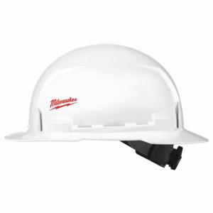 MILWAUKEE 48-73-1031 Hard Hat, Full Brim Head Protection, ANSI Classification Type 1, Class E, White | CT3KRX 55FF07