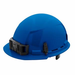 MILWAUKEE 48-73-1124 Hard Hat, Front Brim Head Protection, ANSI Classification Type 1, Class E, Blue | CT3KQH 787VF2