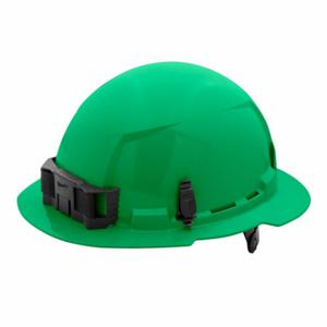 MILWAUKEE 48-73-1127 Hard Hat, Full Brim Head Protection, ANSI Classification Type 1, Class E, Green | CT3KRR 787VF5