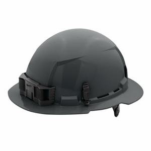 MILWAUKEE 48-73-1135 Hard Hat, Full Brim Head Protection, ANSI Classification Type 1, Class E, Gray | CT3KRQ 787VG3