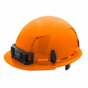 MILWAUKEE 48-73-1232 Hard Hat, Front Brim Head Protection, ANSI Classification Type 1, Class C, Orange | CT3KRZ 787VH6