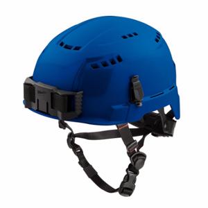 MILWAUKEE 48-73-1304 Hard Hat, Climbing Head Protection, ANSI Classification Type 2, Class C, Blue, No Graphics | CT3KPM 787VC4