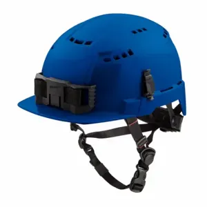 MILWAUKEE 48-73-1324 Hard Hat, Front Brim Head Protection, ANSI Classification Type 2, Class C, Blue | CT3KQT 787VD8