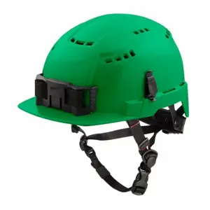 MILWAUKEE 48-73-1326 Hard Hat, Front Brim Head Protection, ANSI Classification Type 2, Class C, Green | CT3KQU 787VE0