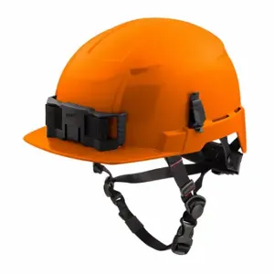 MILWAUKEE 48-73-1333 Hard Hat, Front Brim Head Protection, ANSI Classification Type 2, Class E, Orange | CT3KRA 787VE7