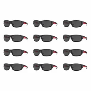 MILWAUKEE 48-73-2026X12 Safety Glasses, Gray Mirror, Poly Bag | CT3NLU 349EX0