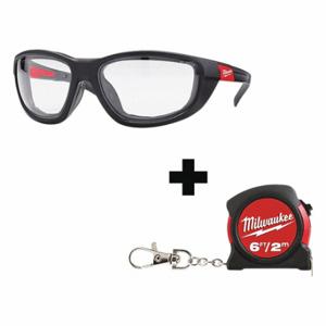 MILWAUKEE 48-73-2041, 48-22-5506 Schutzbrille, grauer Spiegel, Schlüsselanhängerband | CT3NLT 349EW2