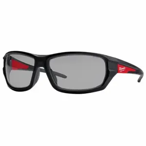 MILWAUKEE 48-73-2126 Safety Glasses, Anti-Fog /Anti-Scratch, No Foam Lining, Wraparound Frame, Half-Frame, Gray | CT3NLE 787UG6