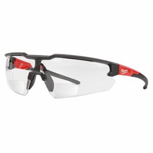 MILWAUKEE 48-73-2205 Safety Glasses, Anti-Fog /Anti-Static /Anti-Scratch, No Foam Lining, Wraparound Frame | CT3NLK 787UG9