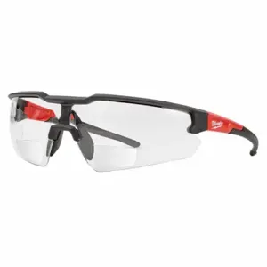 MILWAUKEE 48-73-2209 Safety Glasses, Anti-Fog /Anti-Static /Anti-Scratch, No Foam Lining, Wraparound Frame | CT3NLH 787UH1