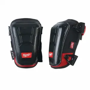 MILWAUKEE 48-73-6030 Knee Pad, Hard Shell, 2 Straps, Nylon, Universal Elbow and Knee Pad Size | CT3PLH 787VK4