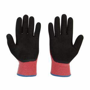 MILWAUKEE 48-73-7924 Knit Gloves, Size 2XL, Palm, Double Dipped, Latex, Palm, Latex, Acrylic, Sandy | CT3MKG 787RH1