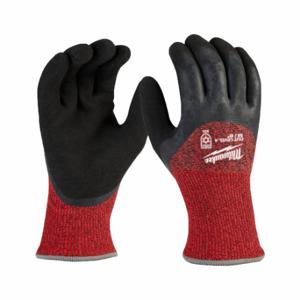 MILWAUKEE 48-73-7941B Knit Gloves, Size M, 3/4, Double Dipped, Latex, 3/4, Latex, Acrylic, Red, 12 PK | CT3MKX 787RH6