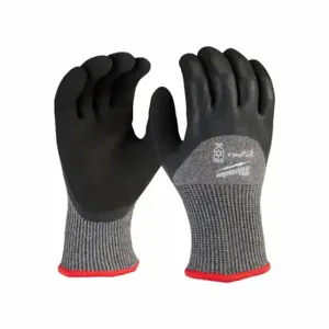 MILWAUKEE 48-73-7950 Knit Gloves, Size S, 3/4, Double Dipped, Latex, 3/4, Latex, Acrylic, Sandy | CT3MLK 787RJ3