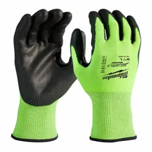 MILWAUKEE 48-73-8930B Knit Gloves, Size S, ANSI Cut Level A3, Palm, Dipped, Nitrile, HPPE, 12 PK | CT3MLP 327WK0