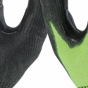MILWAUKEE 48-73-8953B Work Gloves, XL 10, ANSI Cut Level A5, Palm, Dipped, Polyurethane, Smooth, Lime, 12 PK | CT3KJX 787UP4